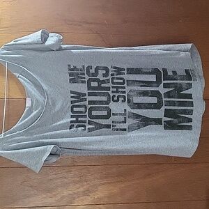 Victoria Secret sleep shirt gray L